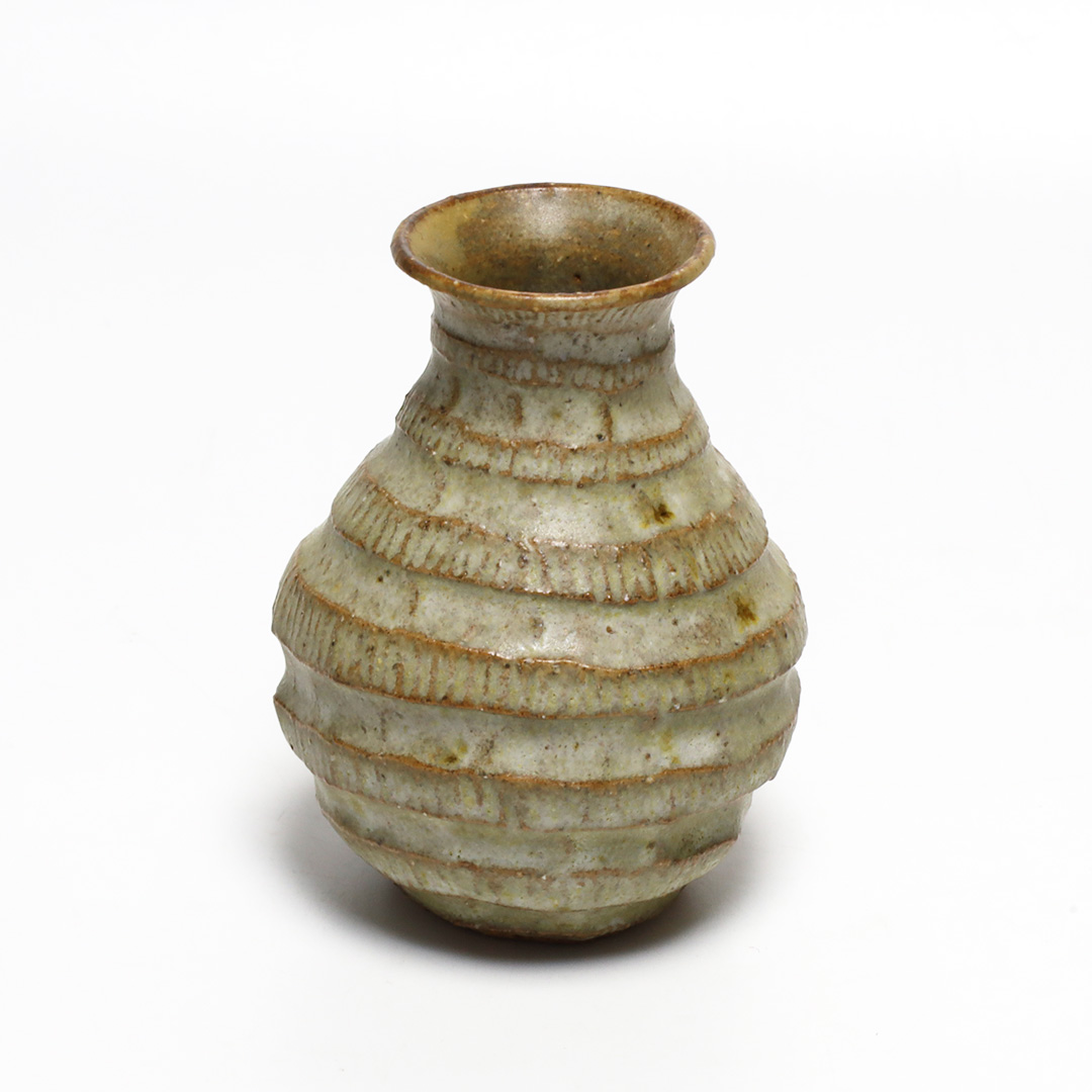 かすり様 新品 陶器 陶芸作家 花瓶 K - 食器